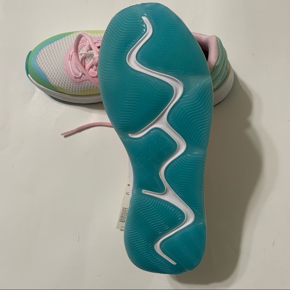 Adidas Primrose Sleek White Blue Yellow Pink Women Size 6.5 Running Shoes FZ3215 - Picture 5 of 7